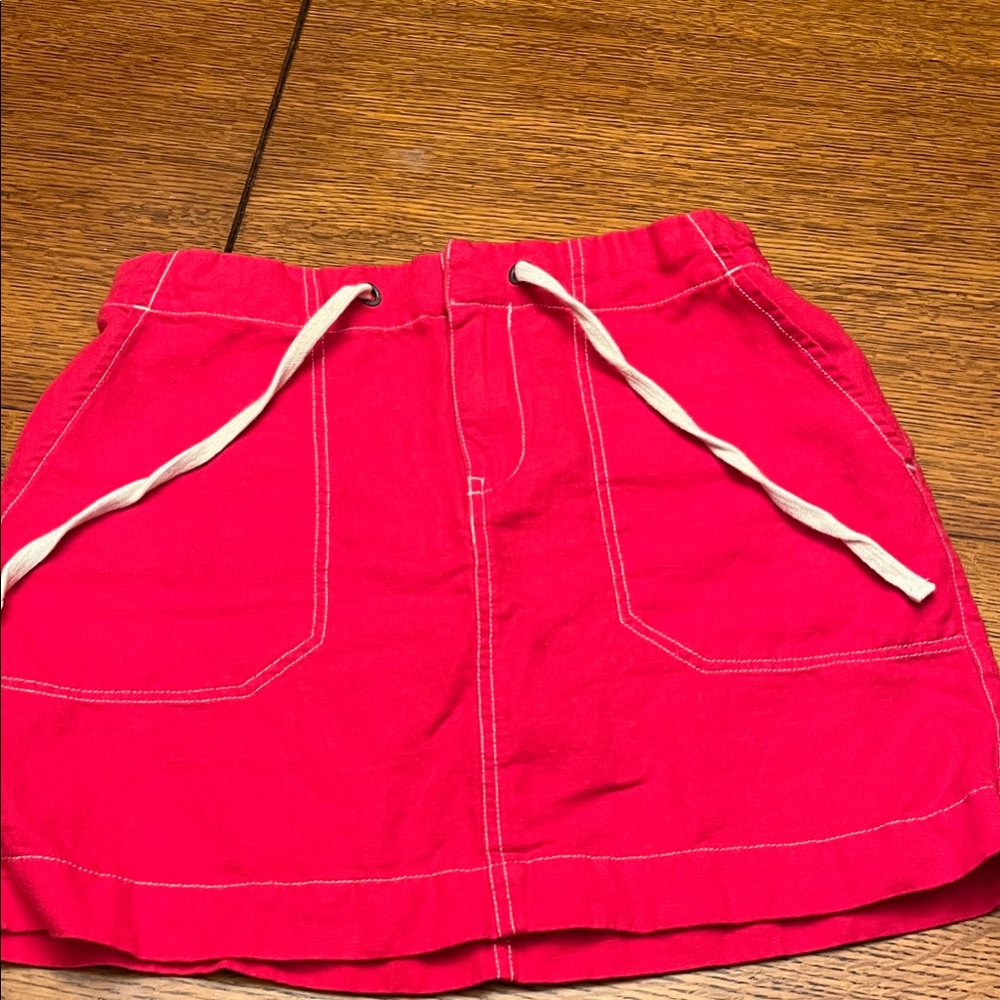 SANCTUARY red skirt with drawstring EUC